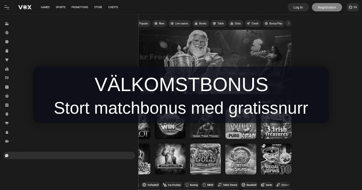 VOX Casino Recension – Så Fungerar Insättningar och Uttag